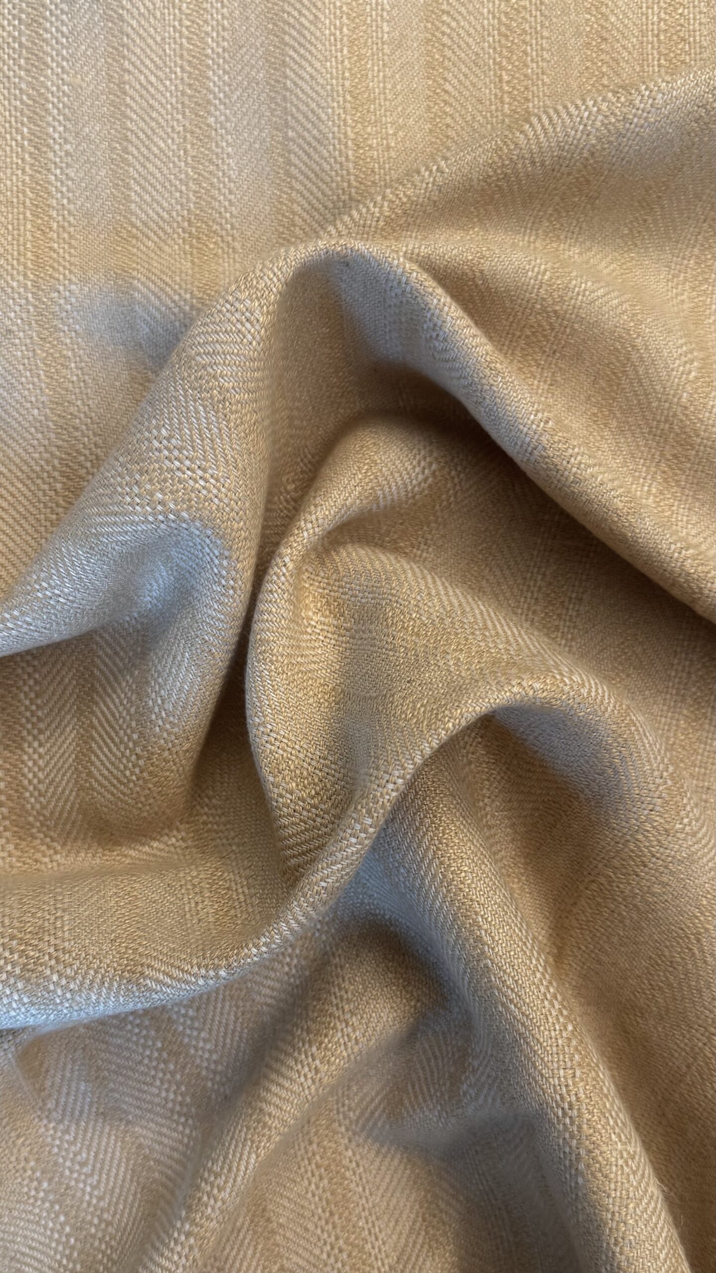 Tissu en lin arête de poisson